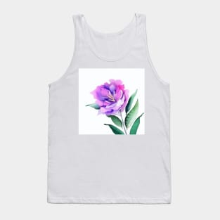 Watercolor Flower Tank Top